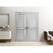 Sartodoors Solid French Double Doors 84 x 96in, Veregio 7288 Light Grey Oak W/ Frosted Glass VEREGIO7288DD-OAK-8496 - alternate 7